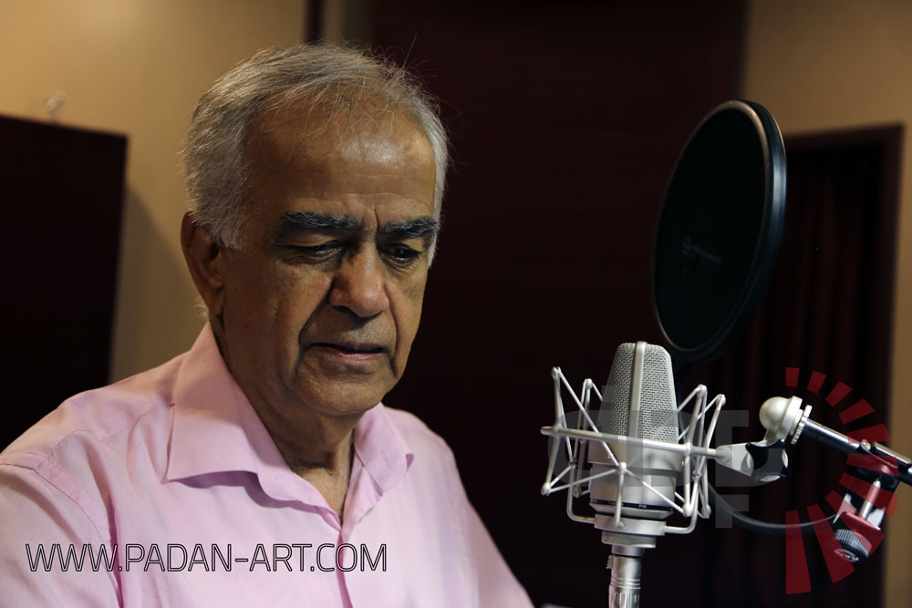 ابوالحسن تهامی نژاد در استودیو پادان