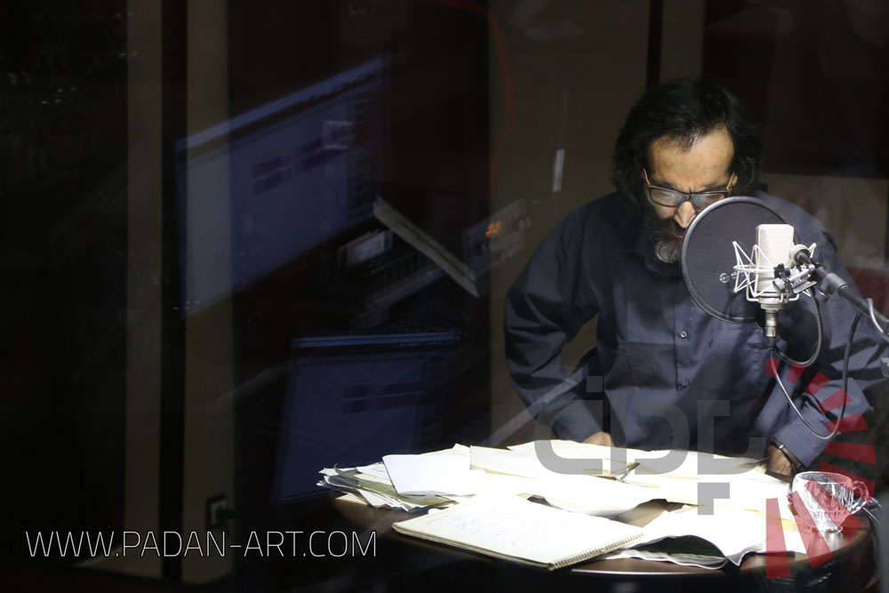 جلال ابوالمعصومی در استودیو موسیقی پادان
