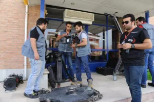 پشت صحنه ساخت فیلم صنعتی